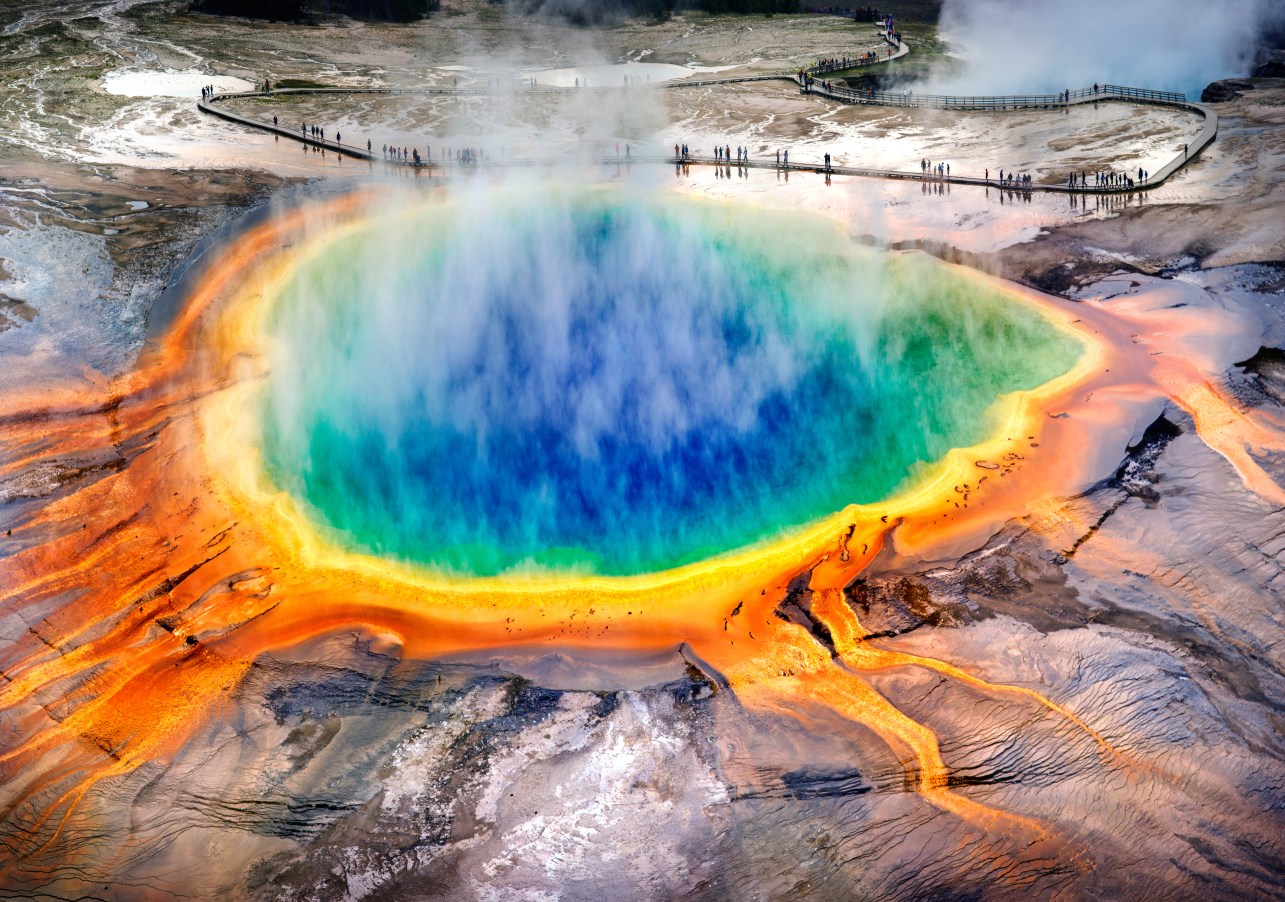 Yellowstone Bans Man Who Tried Cooking Chickens in Park's Hot Springs