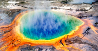 Grand Prismatic Spring, Midway Geyser, Yellowstone