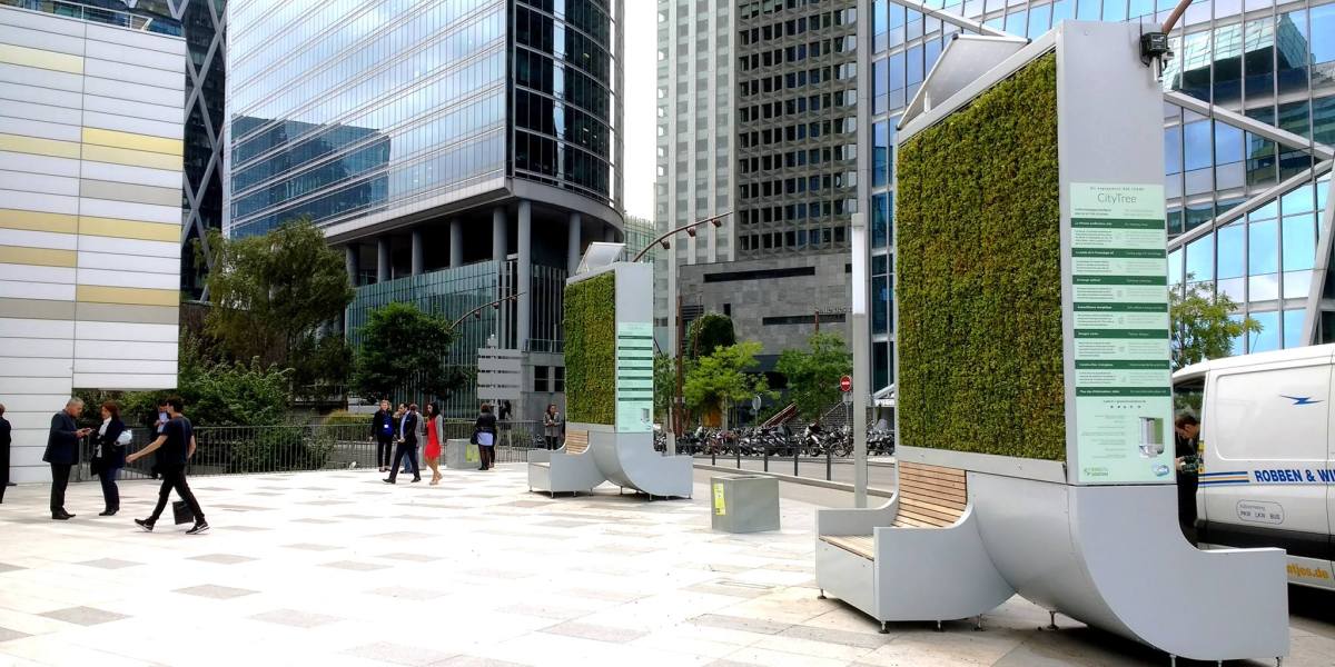 artificial trees from Green City Solutions