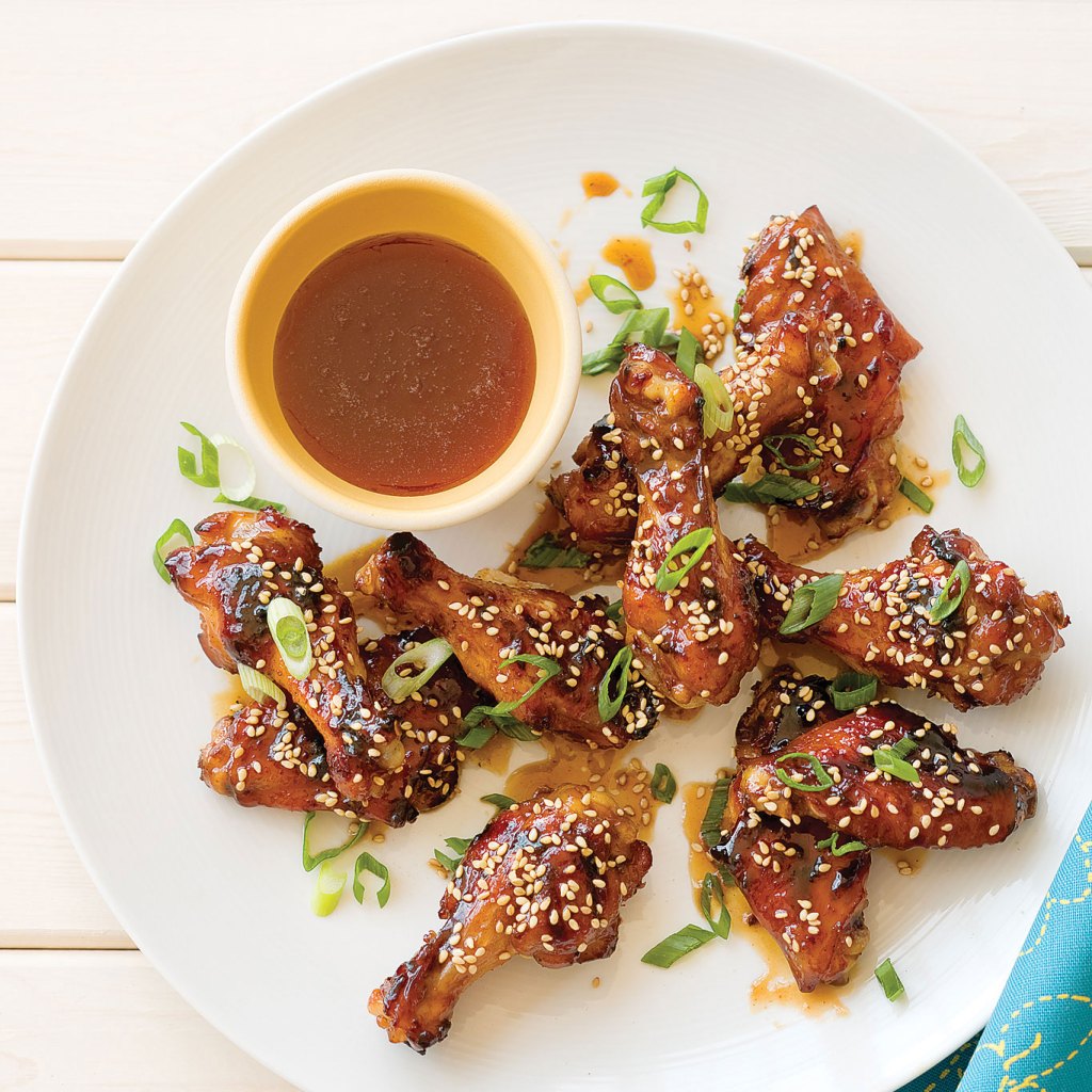 Honey-Sesame Grilled Chicken Wings