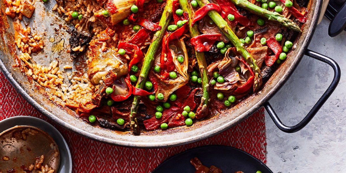 Grilled Vegetable Paella