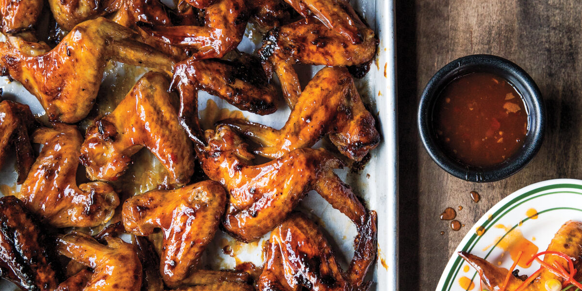 Grilled Wings with Agrodolce