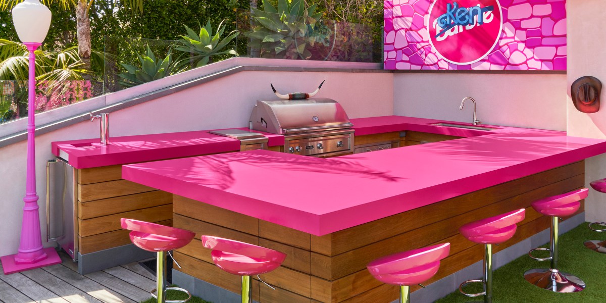 Grilling Area Barbie Malibu DreamHouse on Airbnb