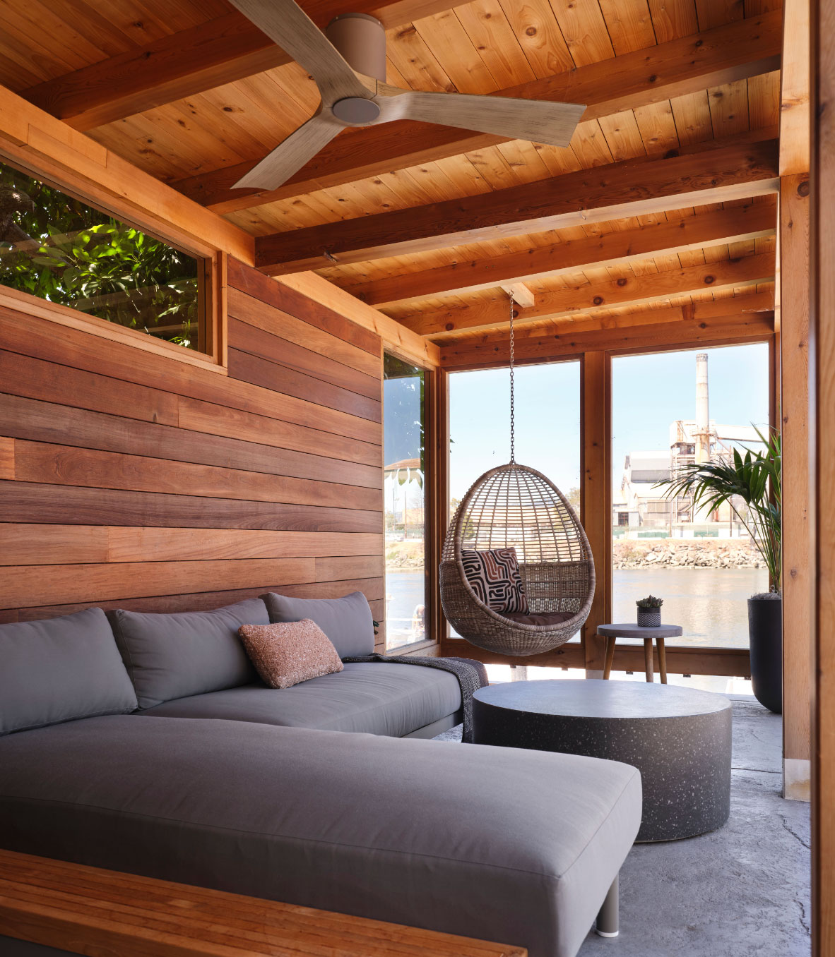 Hanging Chair Porch by Susie Novak