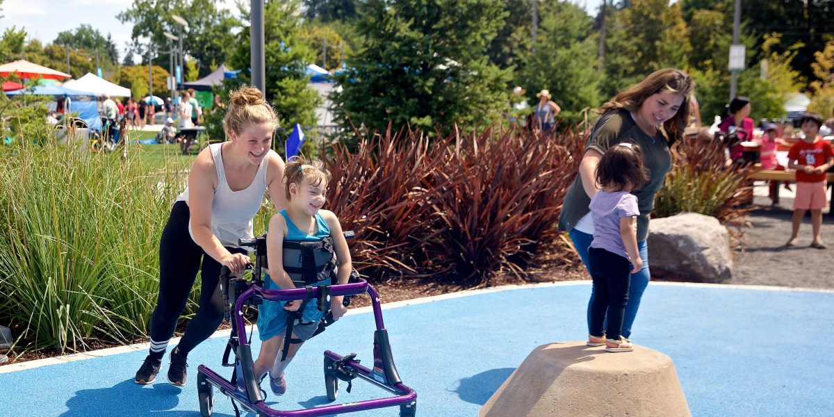 Harper's Playground at Gateway Discovery Park, Portland, OR