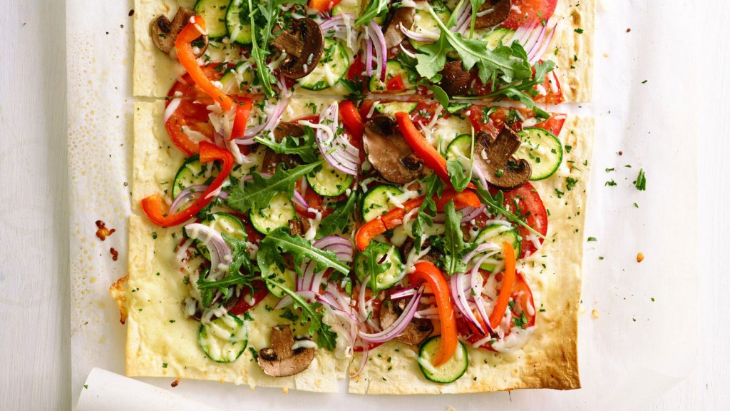 Herbed Flatbread Pizzas
