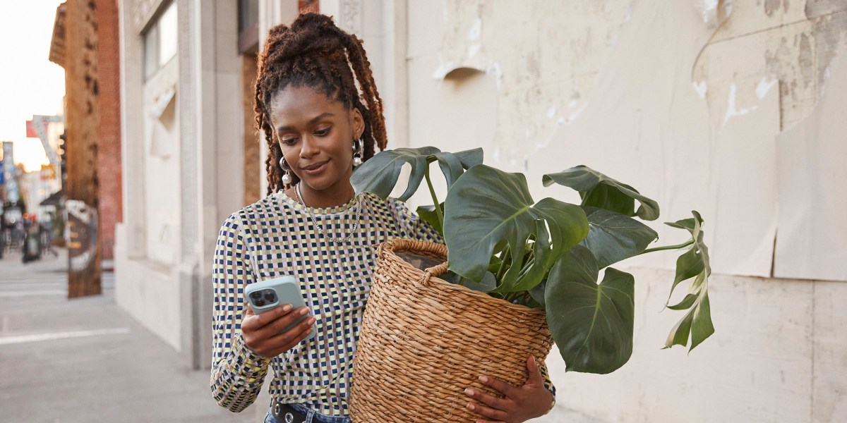 Woman with a Plant