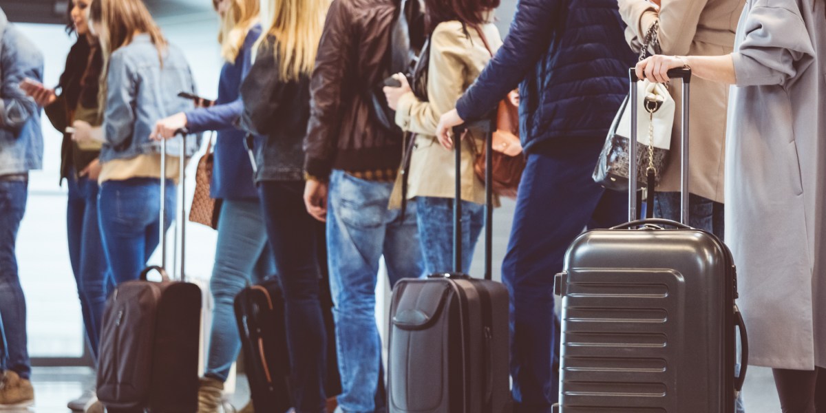 Holiday airport travel