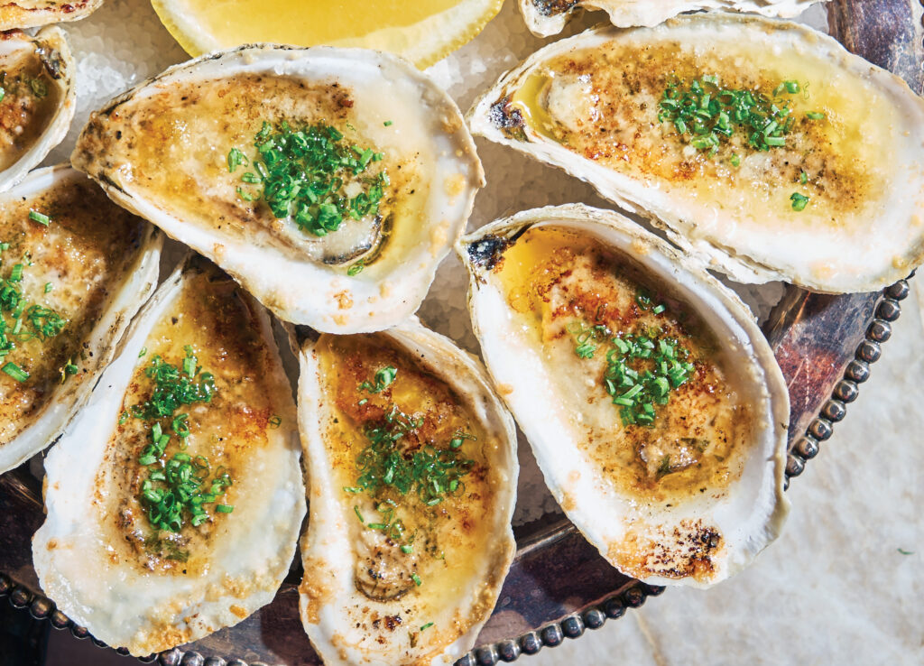 Queen Street Broiled Oysters Close-Up