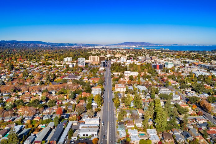 Homes Aerial View San Mateo
