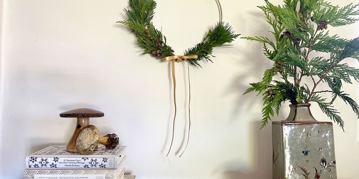 Hoop Wreath Finished Wreath