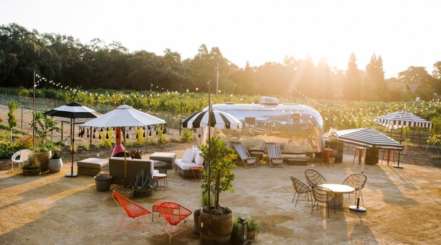 Low-Key, Playful and Ready for a Glass of Cab: Steal These Outdoor Living Ideas from a Whimsical Napa Tasting Garden