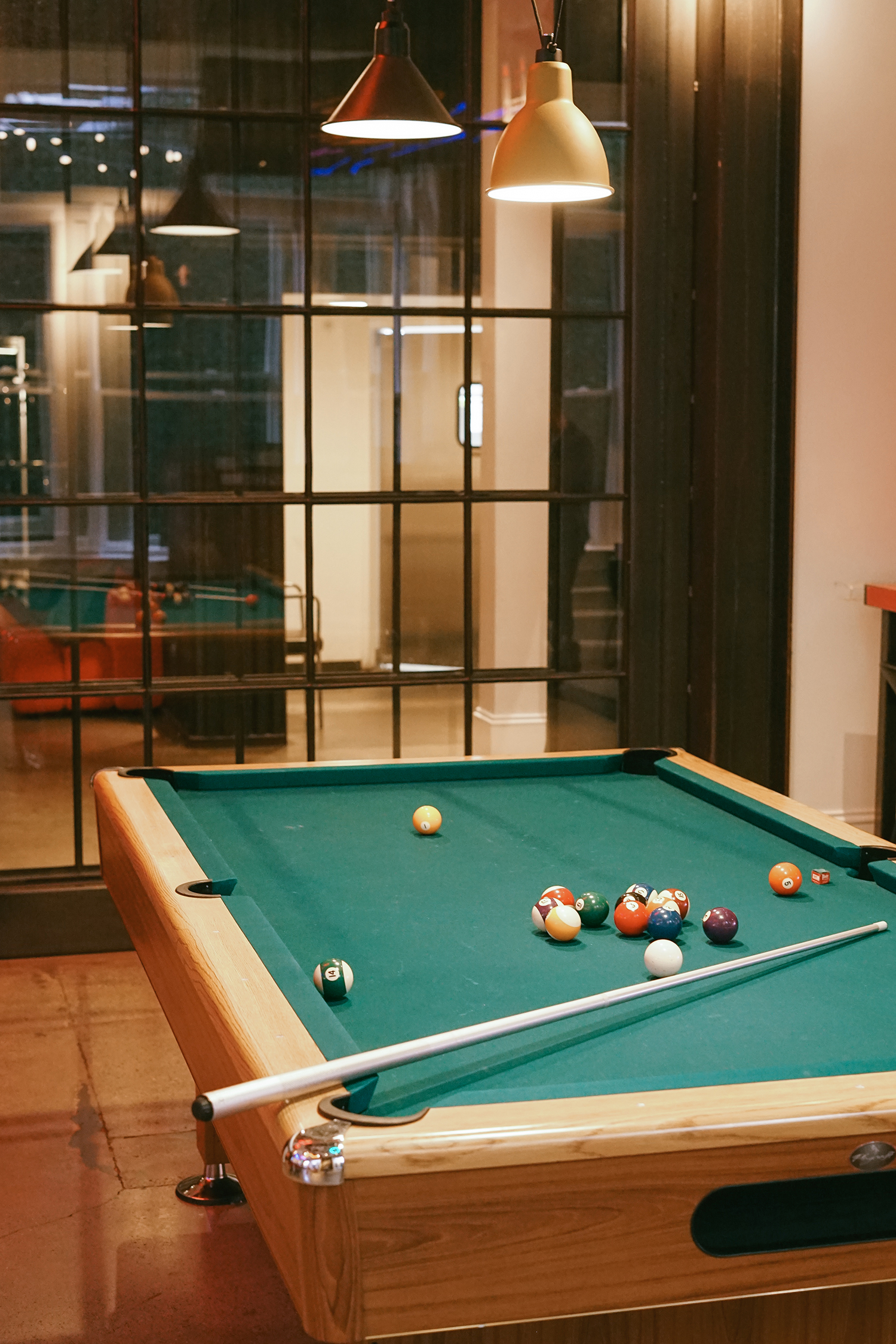 Hotel Zeppelin Pool Table