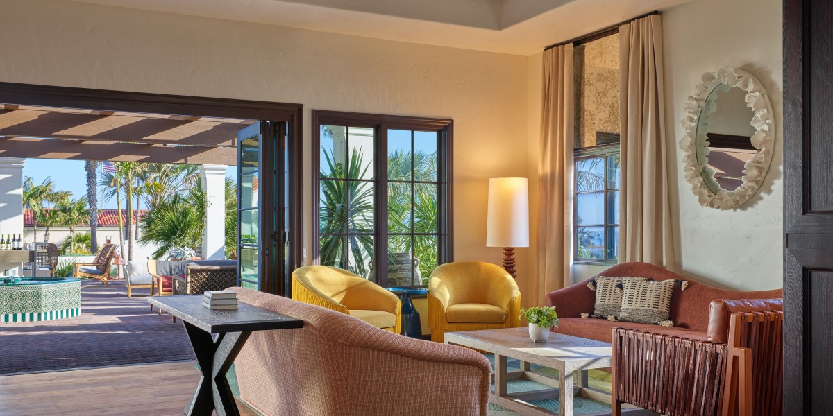 Mar Monte Hotel Lobby Santa Barbara