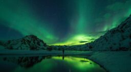 Northern Lights at a Remote Lake