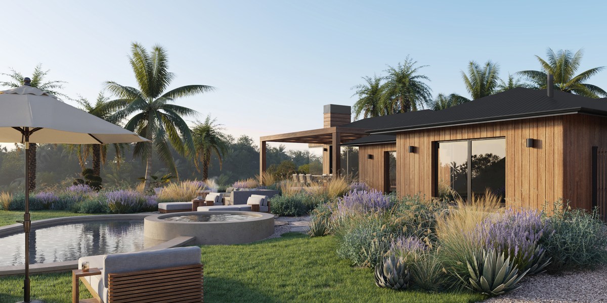 Camille Styles Malibu Home Exterior Rendering