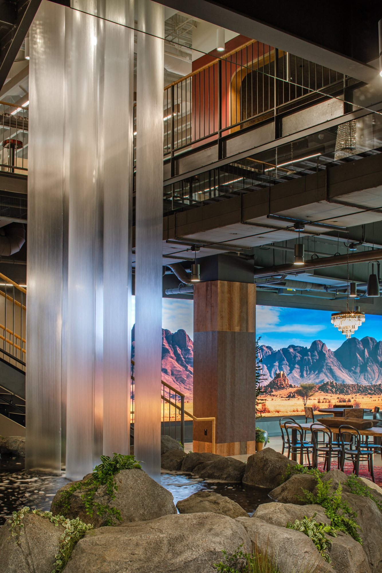 Indoor Waterfall Boot Barn