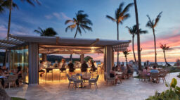 Ritz Carlton Turtle Bay Sunset Pool Bar