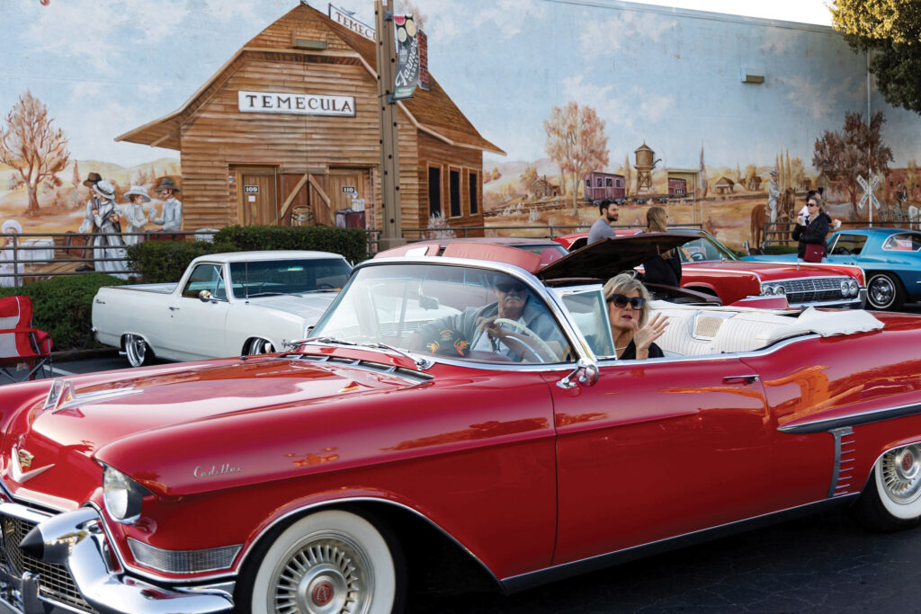 Red Cadillac at the Rod Run