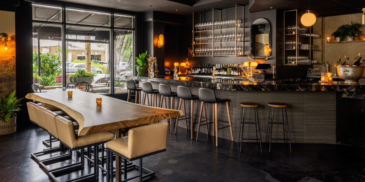 Two Travelers Wine Bar Interior