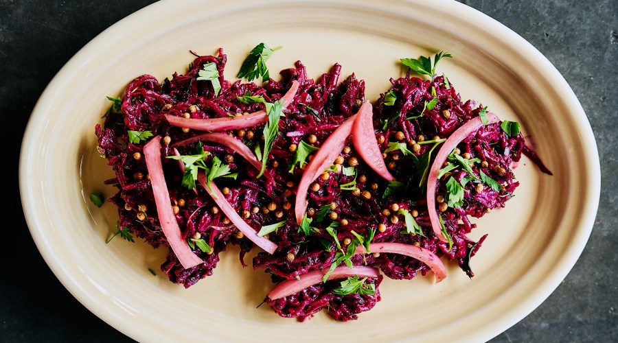 Roasted Beets with Tahini