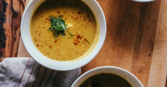 Butternut Squash and Corn Soup