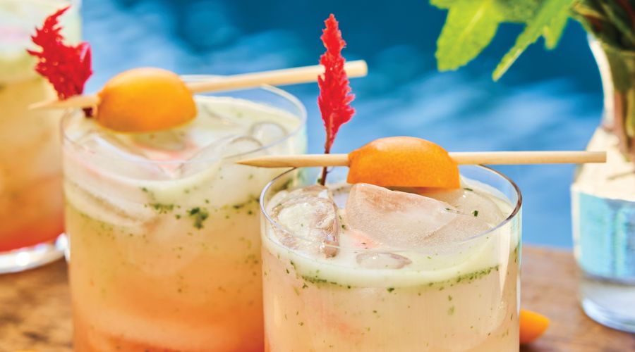 Sunset Cocktail Tropical drink