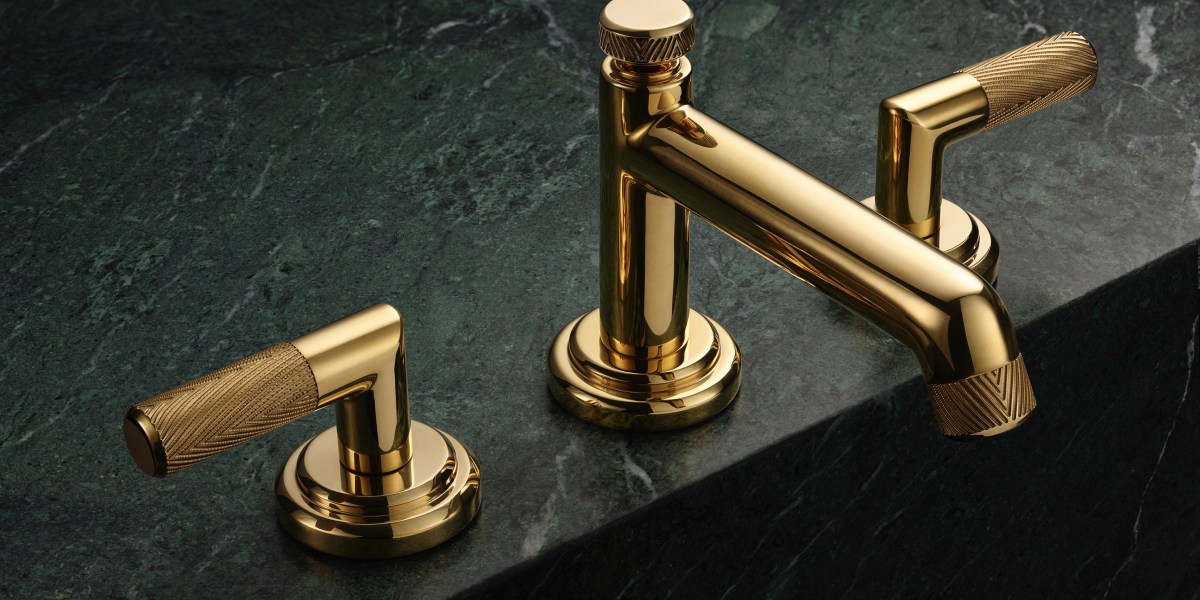 Unlacquered Brass Sink