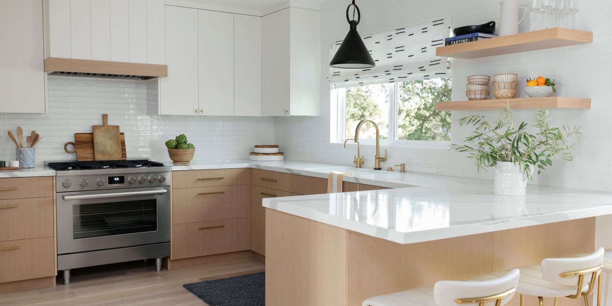 Kitchen in Bay Area Townhouse by Collected Interiors