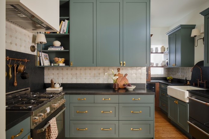 Kitchen Cabinets in SF Victorian Kitchen by Shiny Shed