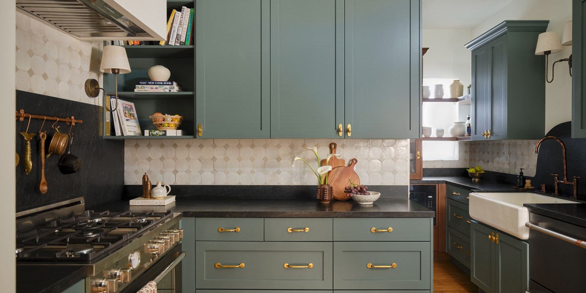 Kitchen Cabinets in SF Victorian Kitchen by Shiny Shed