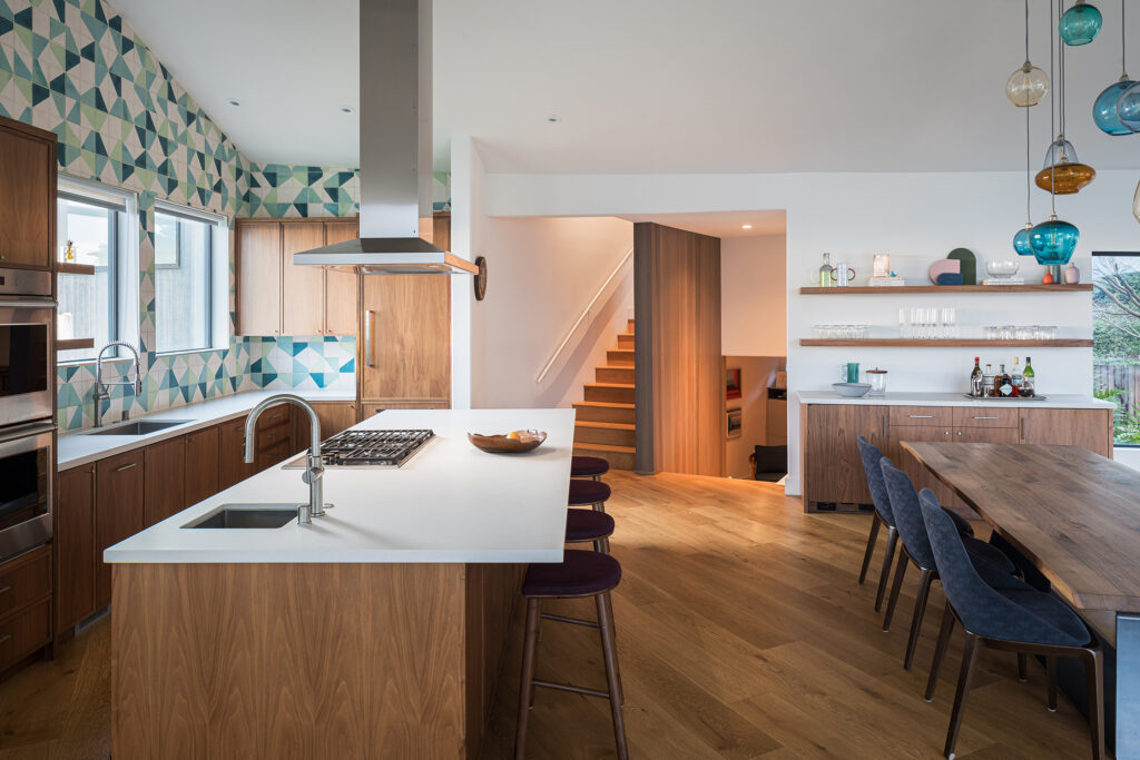 Kitchen Dining Areas in Sea Ranch House by Rachel Chulew/Design Haus 24