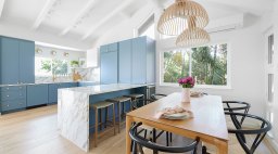 Kitchen and Dining in Hygge Hawaii House by Shaolin Low