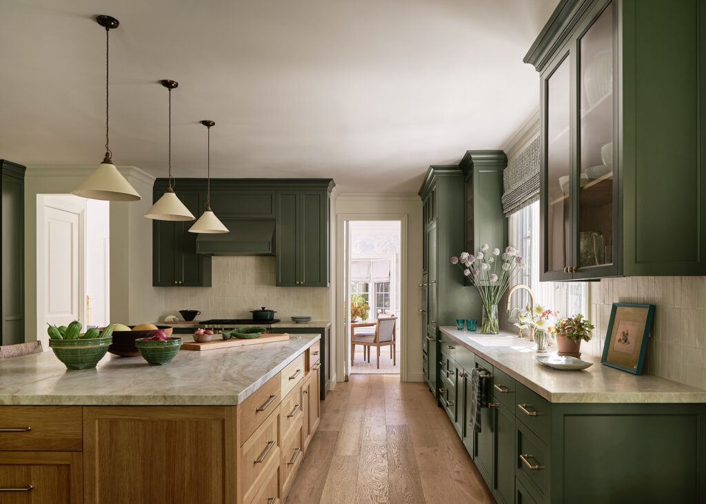 Kitchen Island in Cape Cod House by MEM Interiors