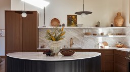 Kitchen in Japandi House by Kirsten Blazek