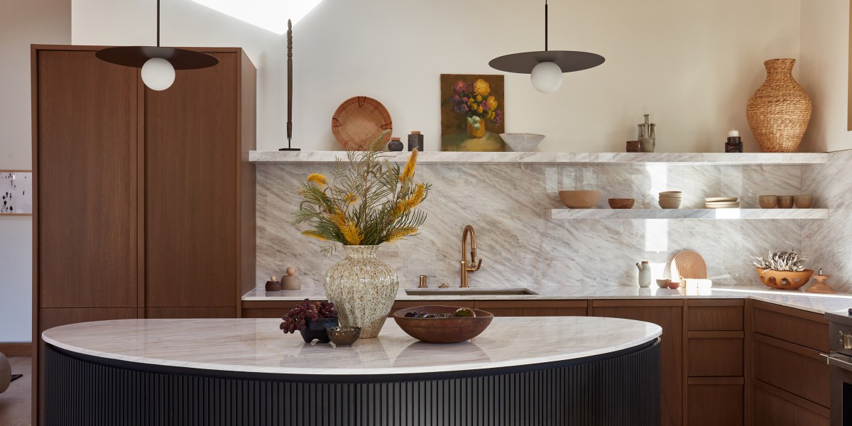 Kitchen in Japandi House by Kirsten Blazek