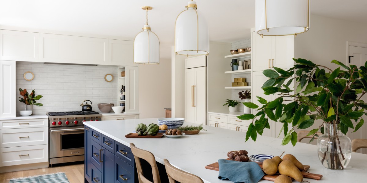 Kitchen in Lake Washington House by Shannon Adamson