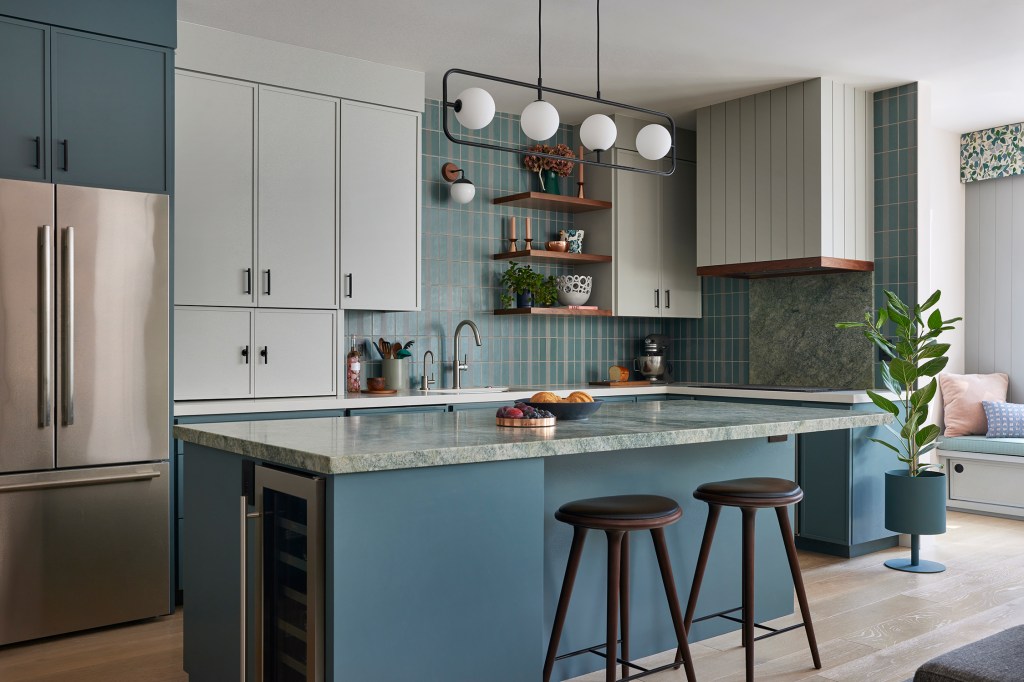 A Couple Was So Obsessed with Teal and Blue That They Bathed Their Entire Condo in the Colors