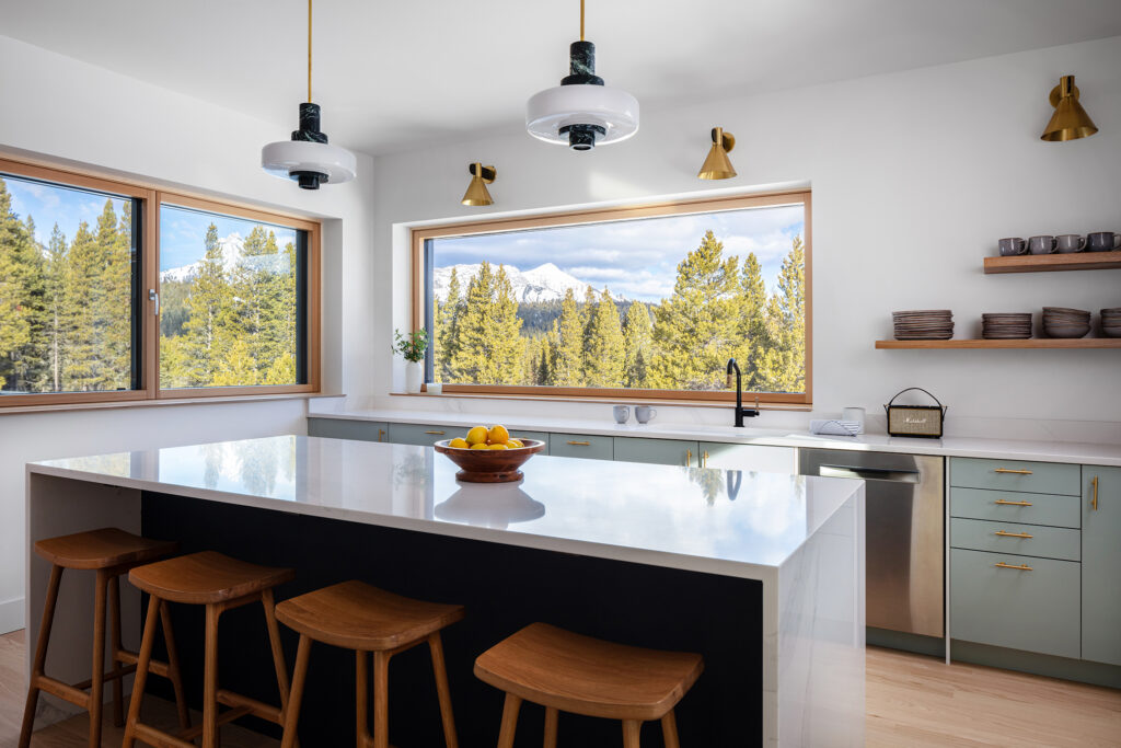 Kitchen in Montana Passive House by Love Schack Architecture