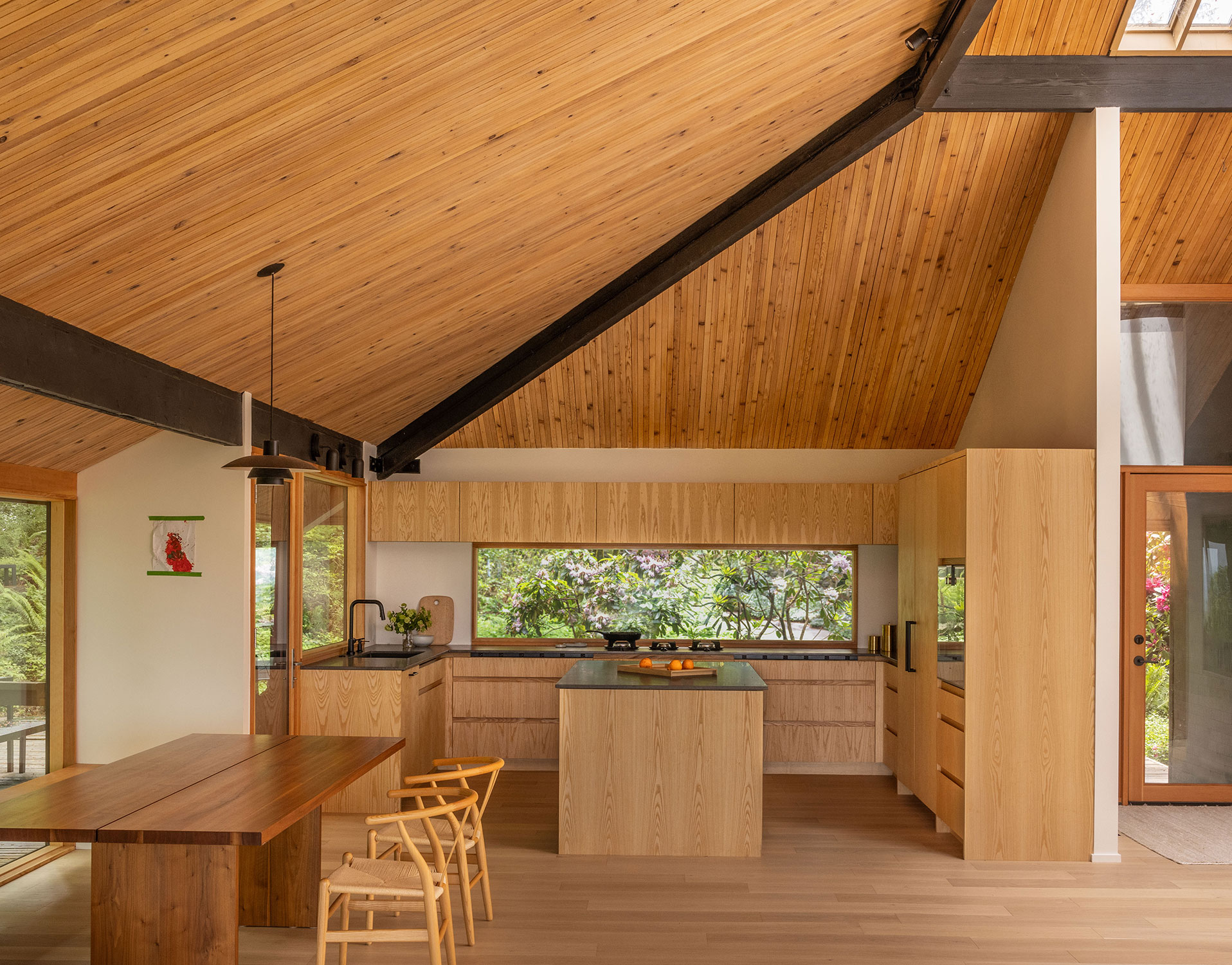 Kitchen in Mori House by SHED Architecture