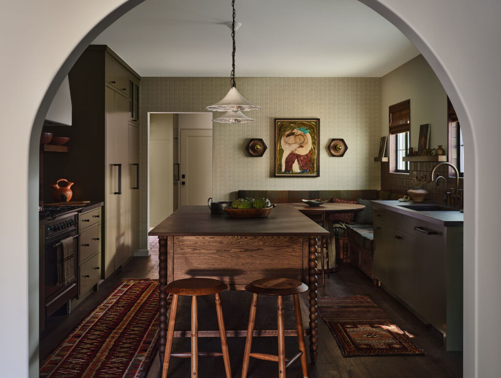 Kitchen in Ojai Bungalow by Kirsten Blazek