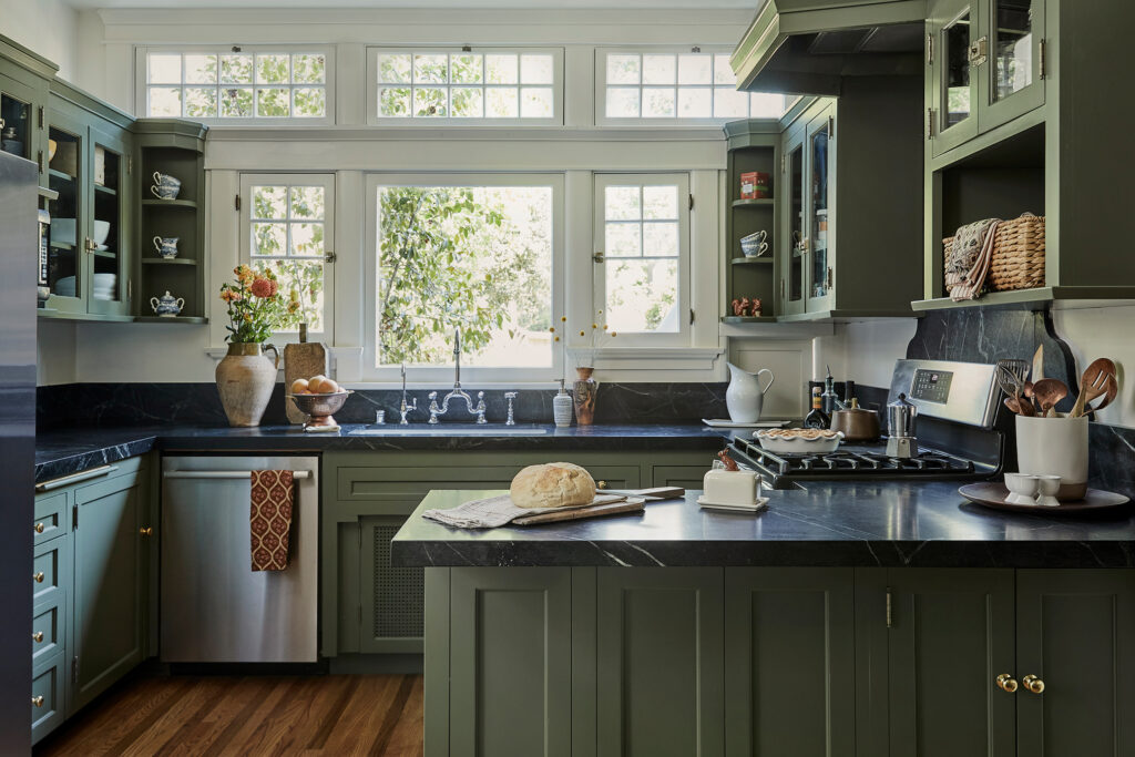 Kitchen in Pasadena Craftsman by Jamie Haller