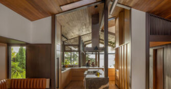 Kitchen View in Seattle House by SHED