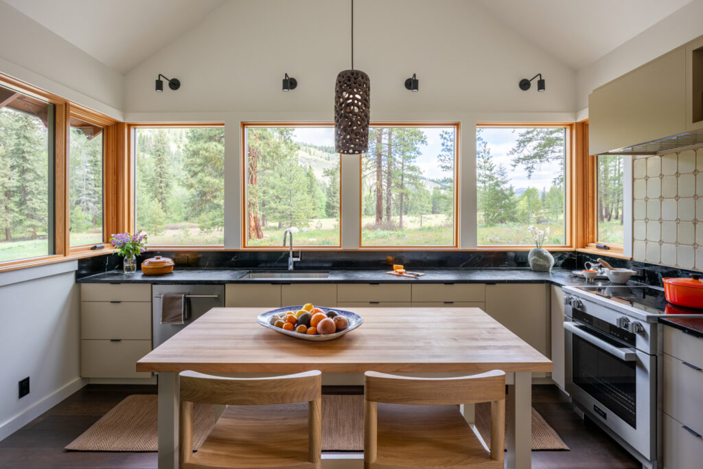 Kitchen in Washington Cabin by Best Practice Architecture