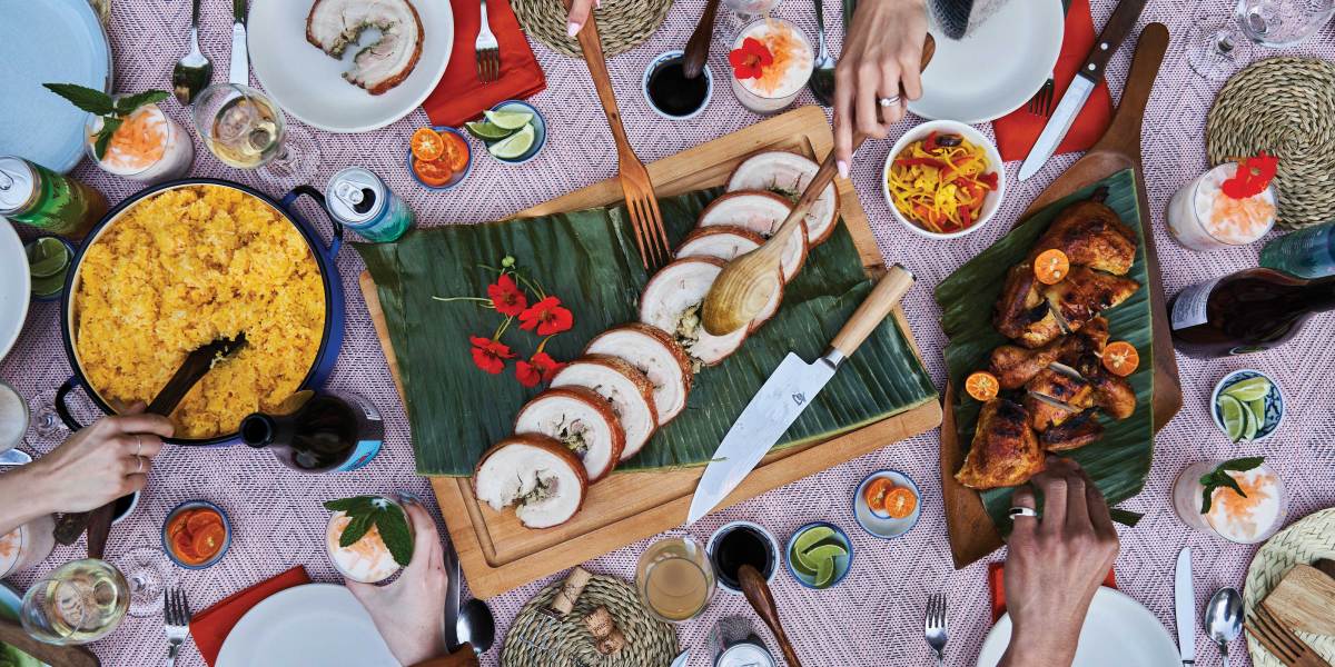 Lasita Aerial View of Table