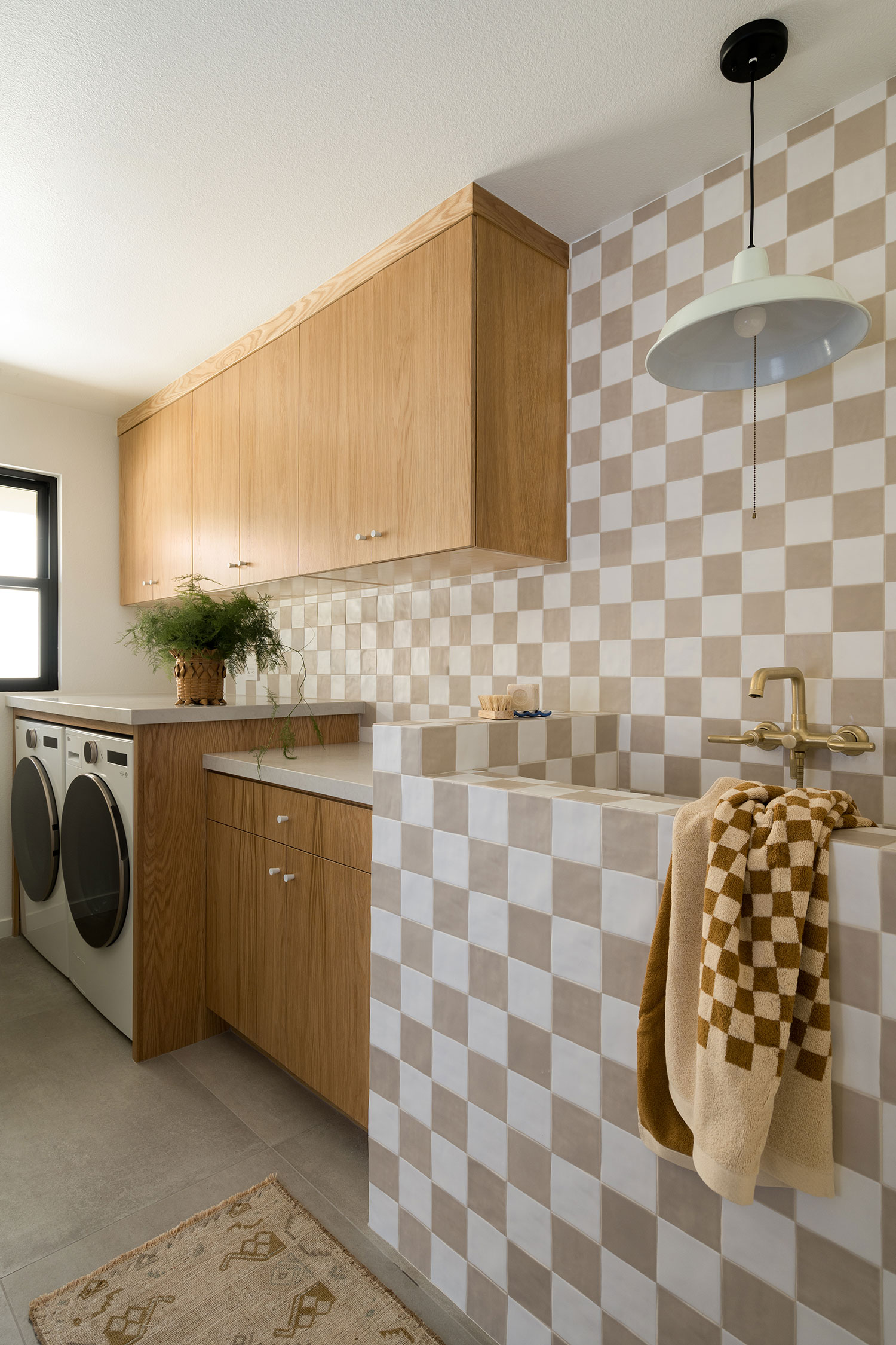 Laundry Room in 1970s Lake House by Lizzie Green