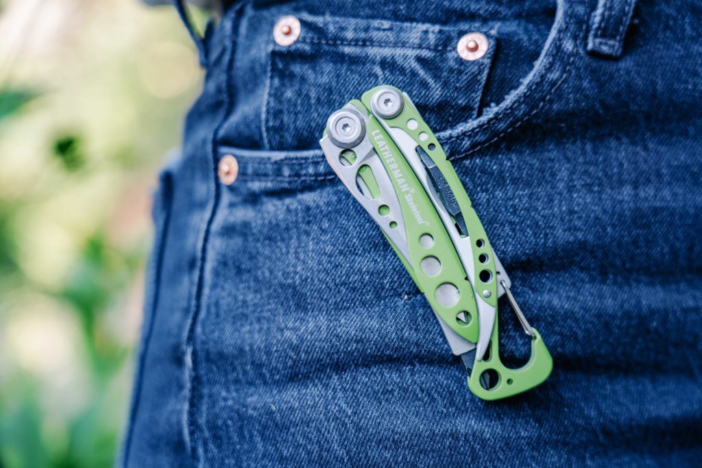 Leatherman Garden Tool Clipped to Pocket