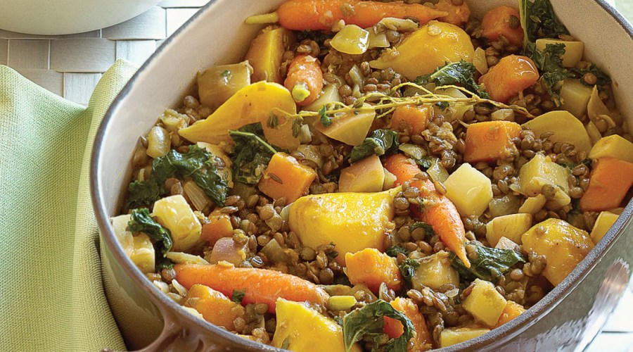 Lentil Stew with Winter Vegetables