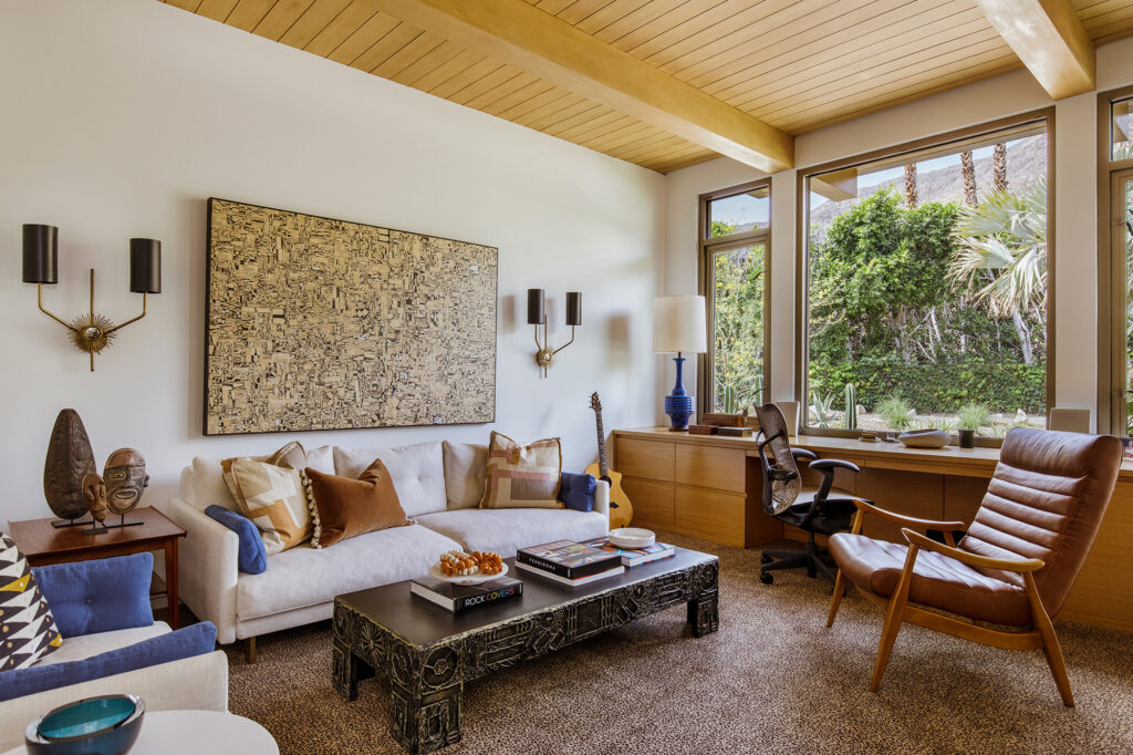 Leopard Carpet in Room by Joelle Nesen Maison Inc