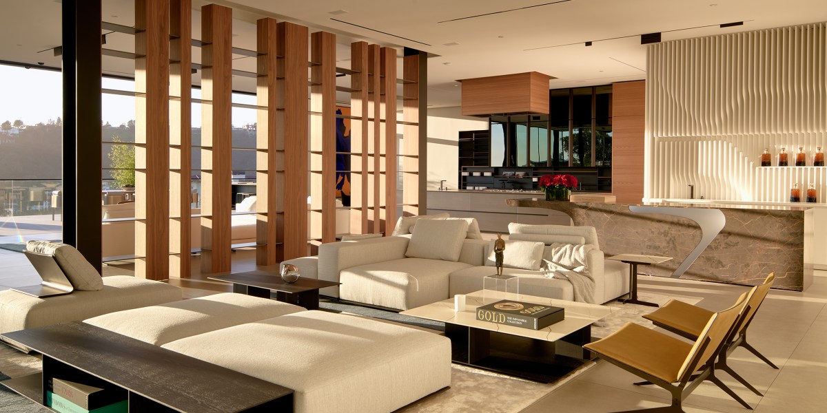 Living Area at 1859 Bel Air